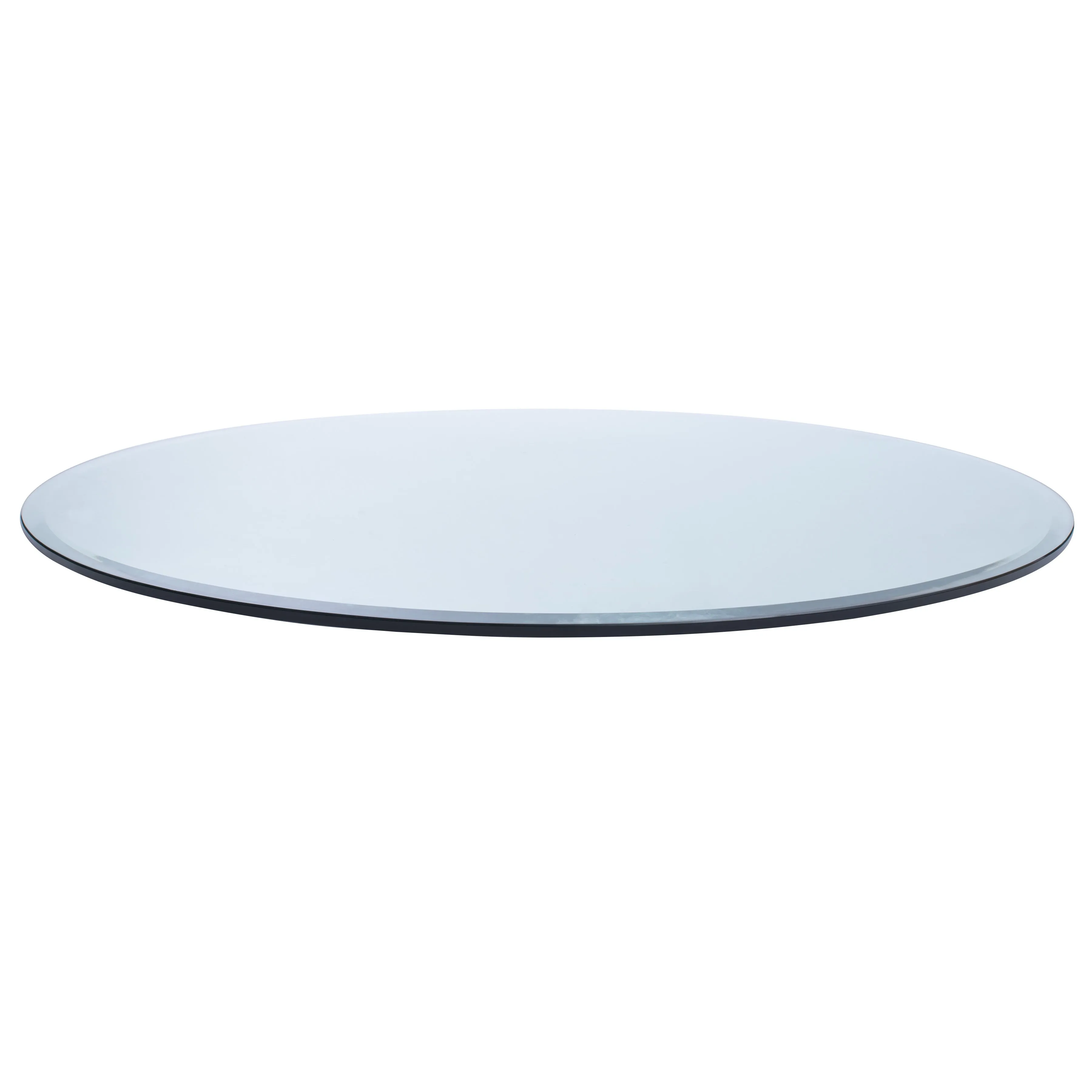 17" Round Clear Glass Table Tops