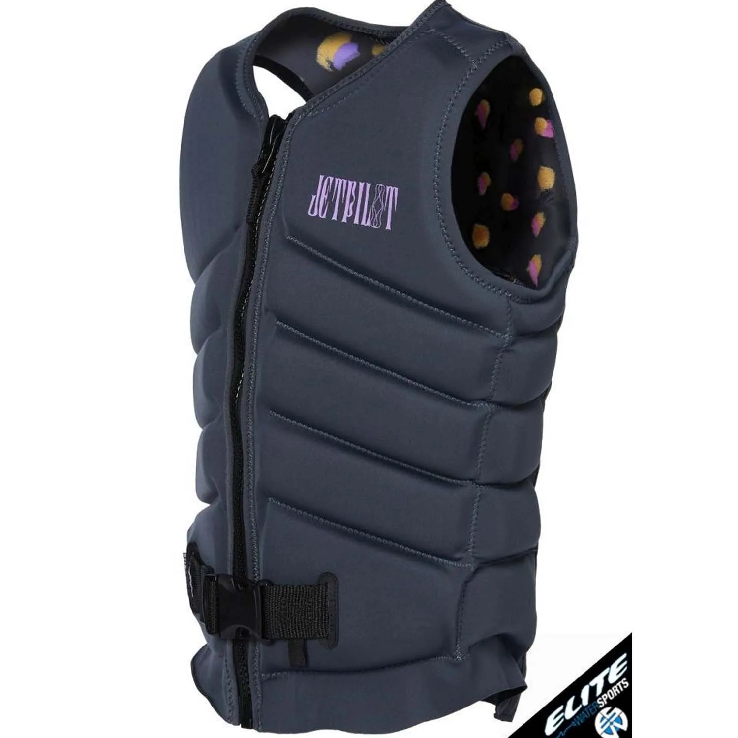 2023 JETPILOT X1 WOMENS VEST - SINA - CHARCOAL