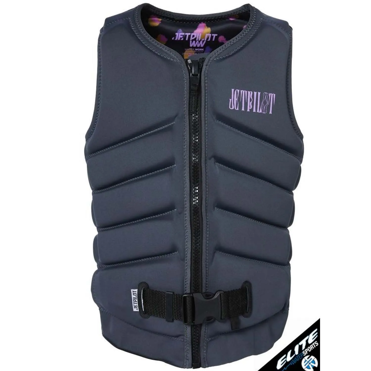 2023 JETPILOT X1 WOMENS VEST - SINA - CHARCOAL