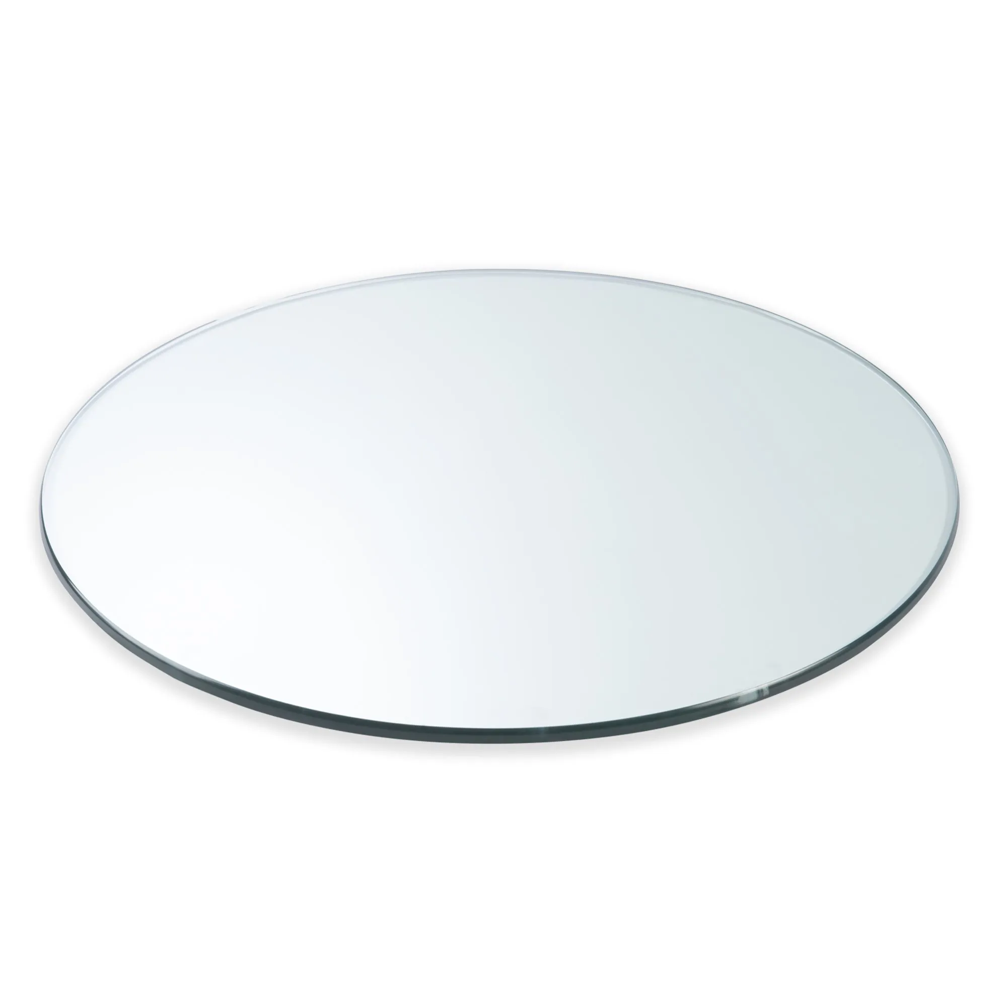 22" Round Clear Glass Table Tops