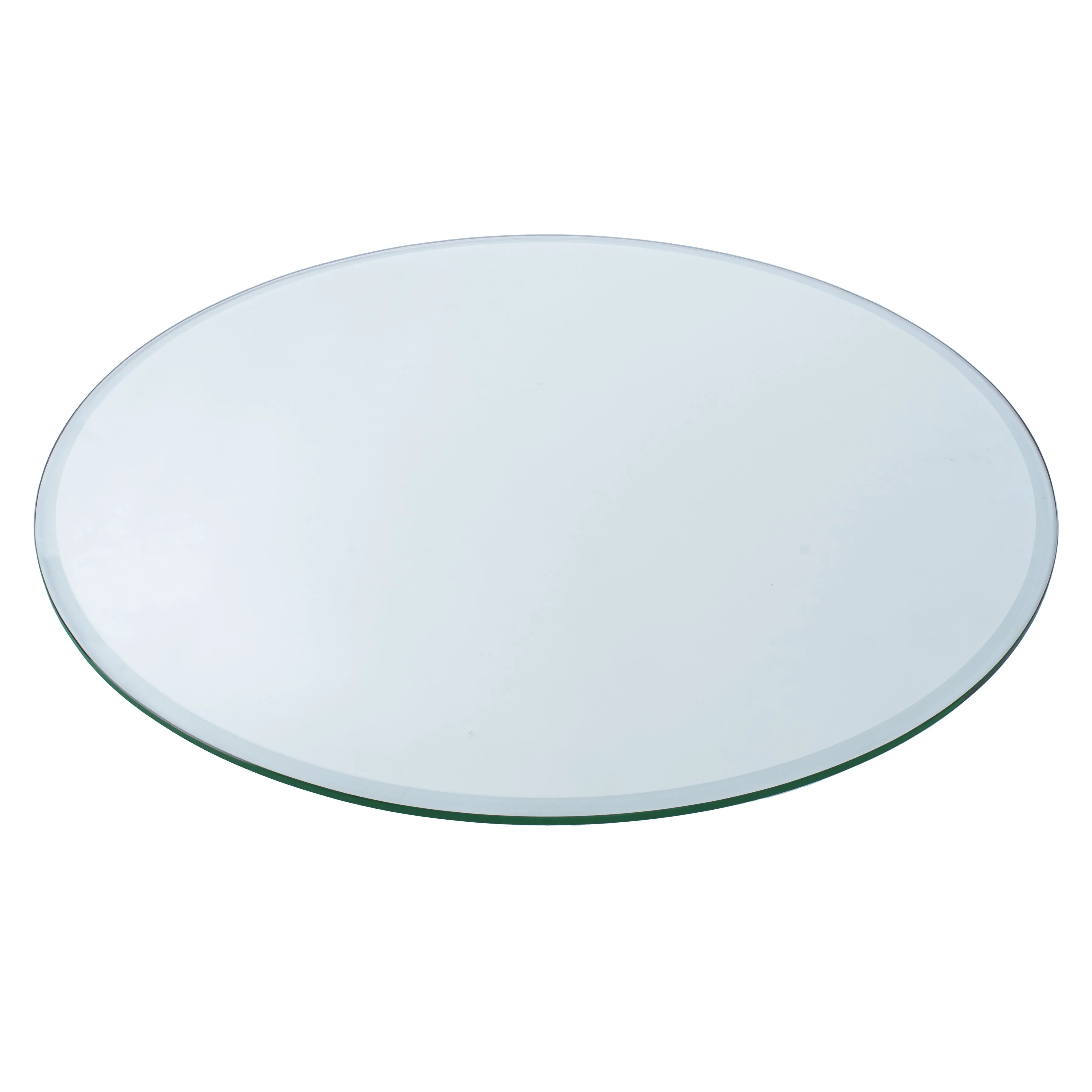 22" Round Clear Glass Table Tops