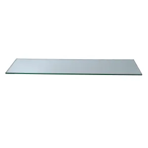 4 3/4" x 21" Rectangle Tempered Glass