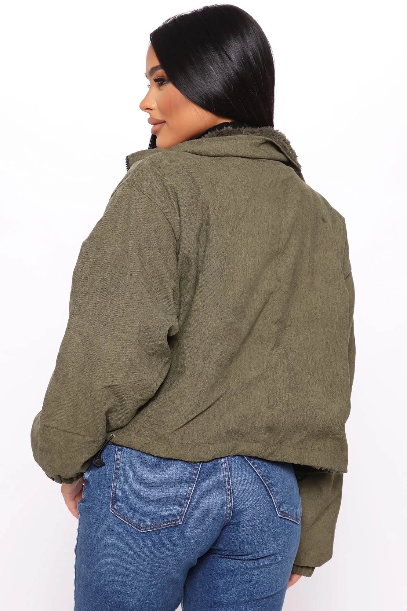 All Fun And Games Jacket - Olive