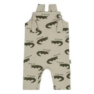 Antebies Crocodile Fun Rib Overalls