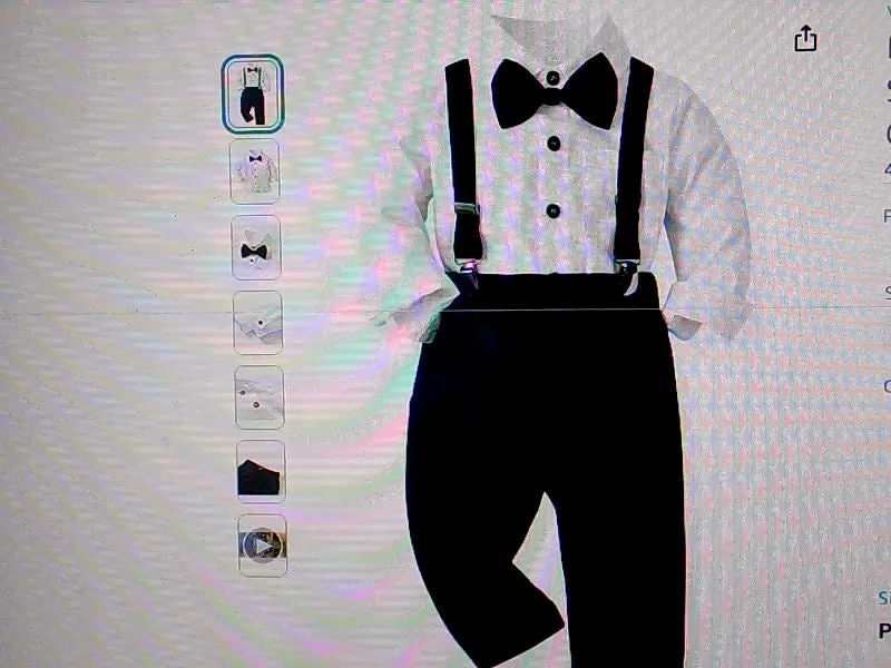 Baby Boys' Birthday Party Tuxedo Outfit Size 12 to 14 Months