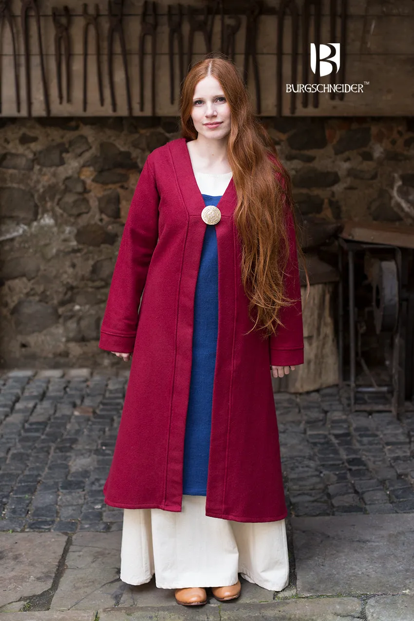 Birka Coat Aslaug Red