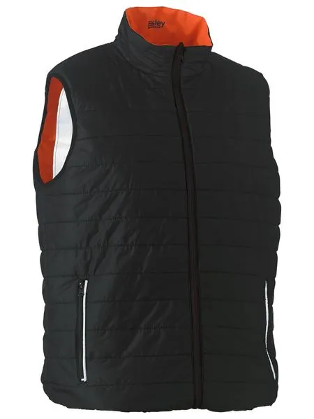 Bisley Taped Hi Vis Reversible Puffer Vest (BV0330HT)