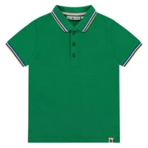 Boys Tops | S/S Polo- Green | BABYFACE