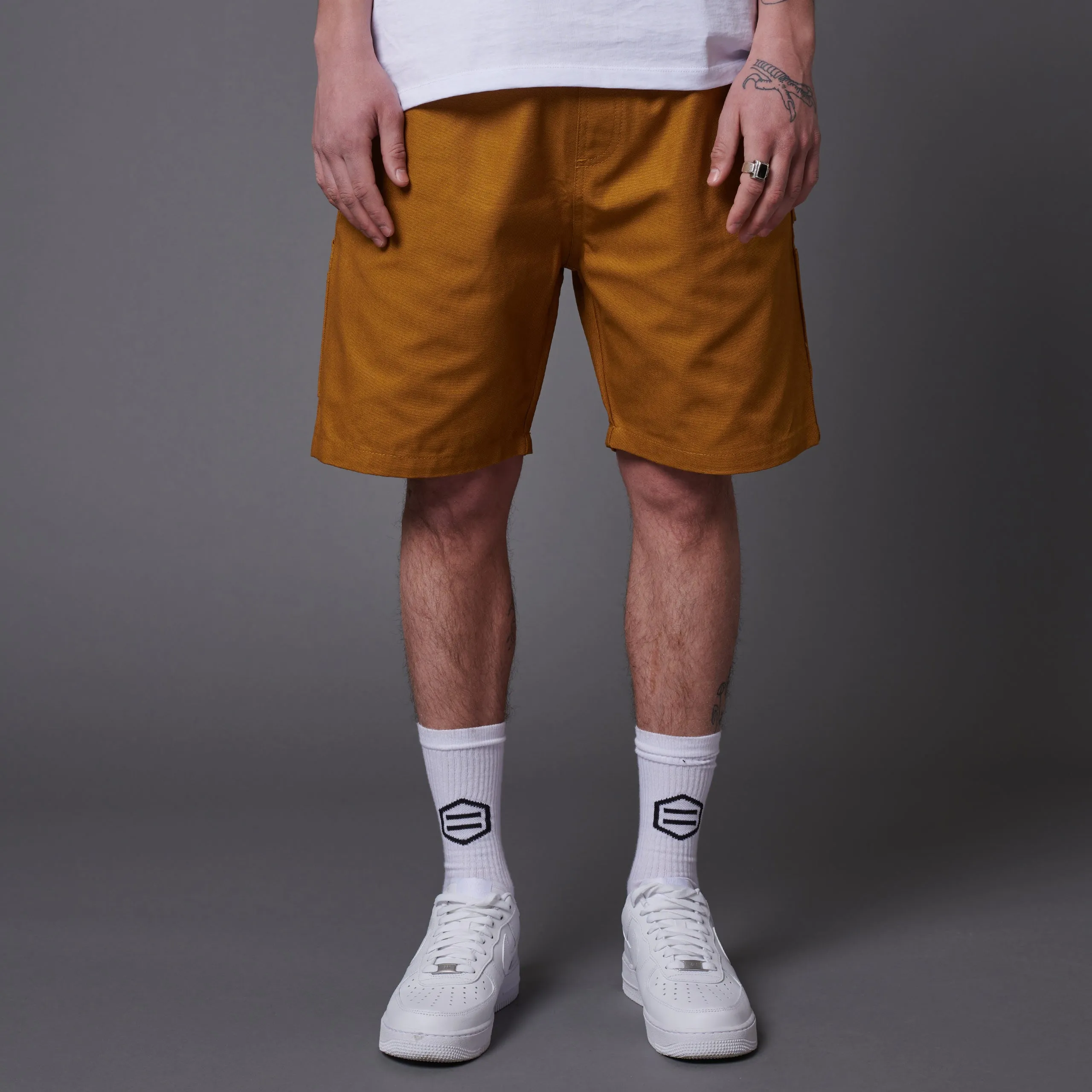 Canvas Easy Carpenter Shorts Caramel