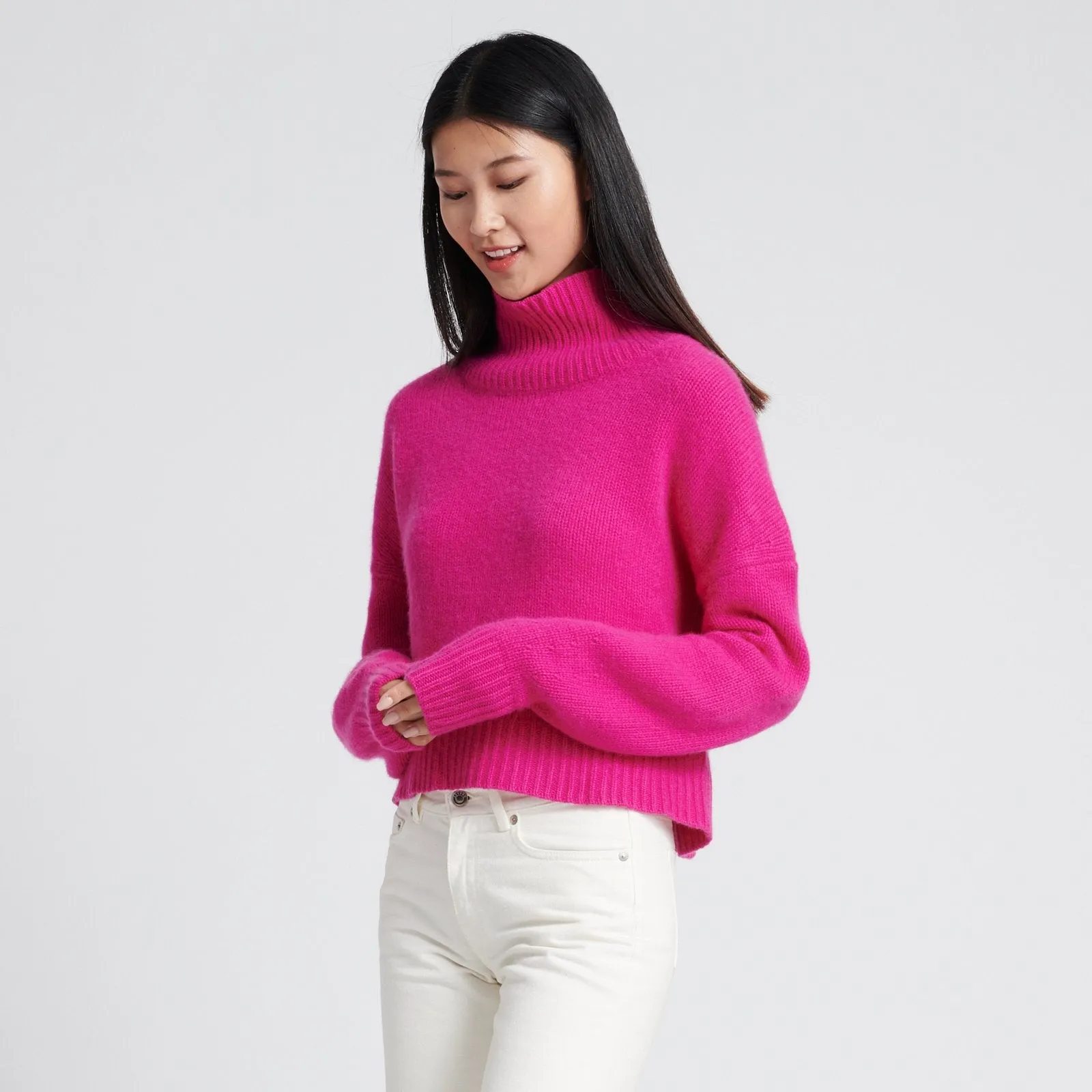 Cashmere Oversized Turtleneck