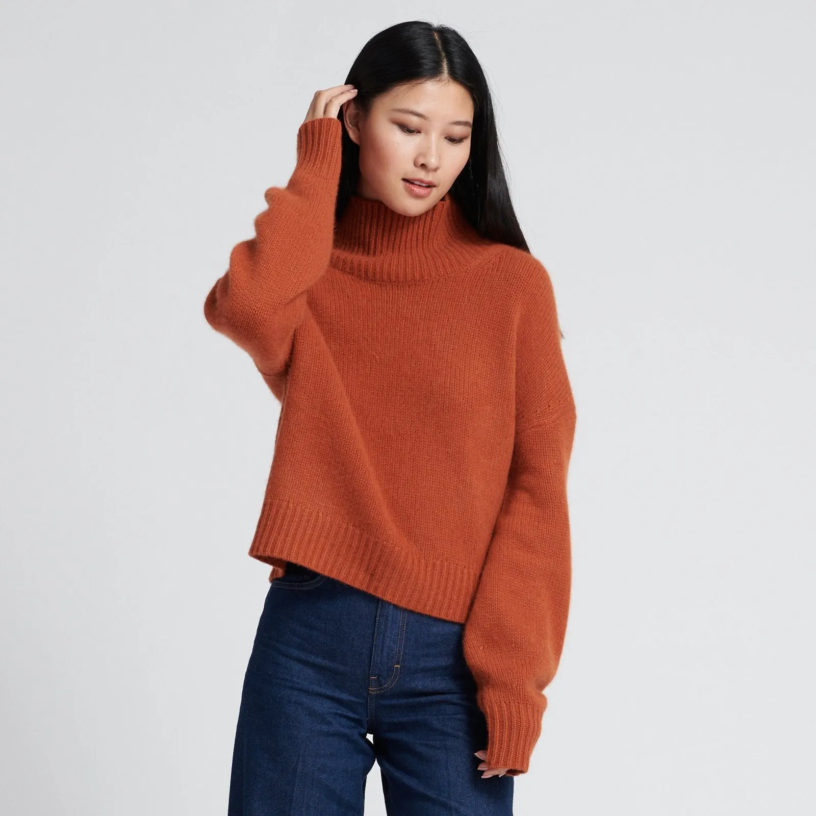 Cashmere Oversized Turtleneck