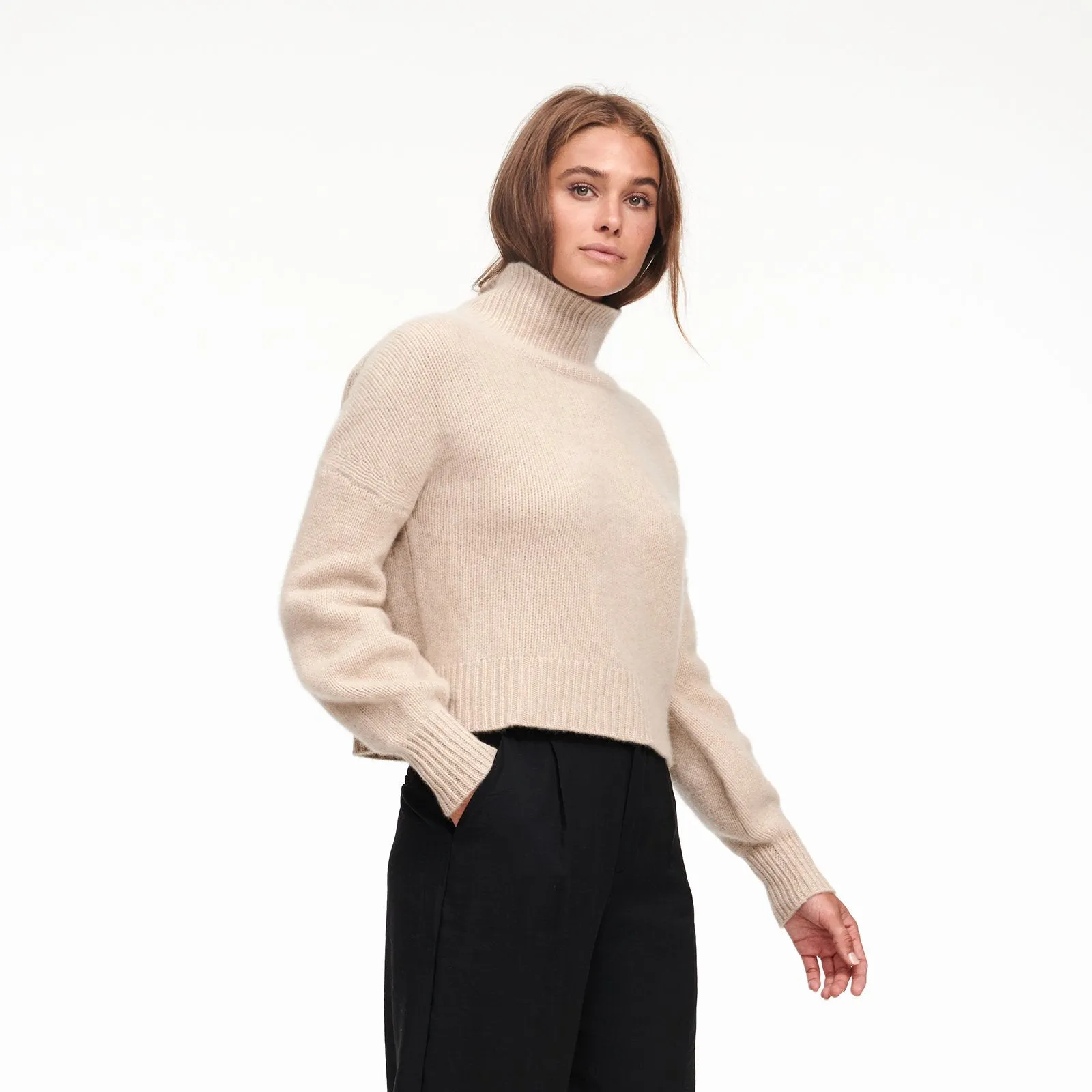 Cashmere Oversized Turtleneck