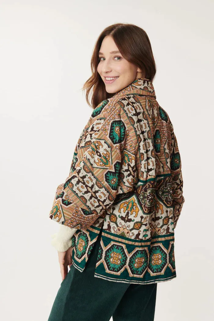 Cheyenne quilted Jacket - Leaf