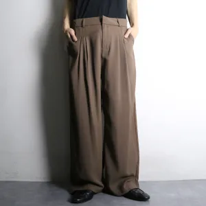 chocolate brown wide easy pants