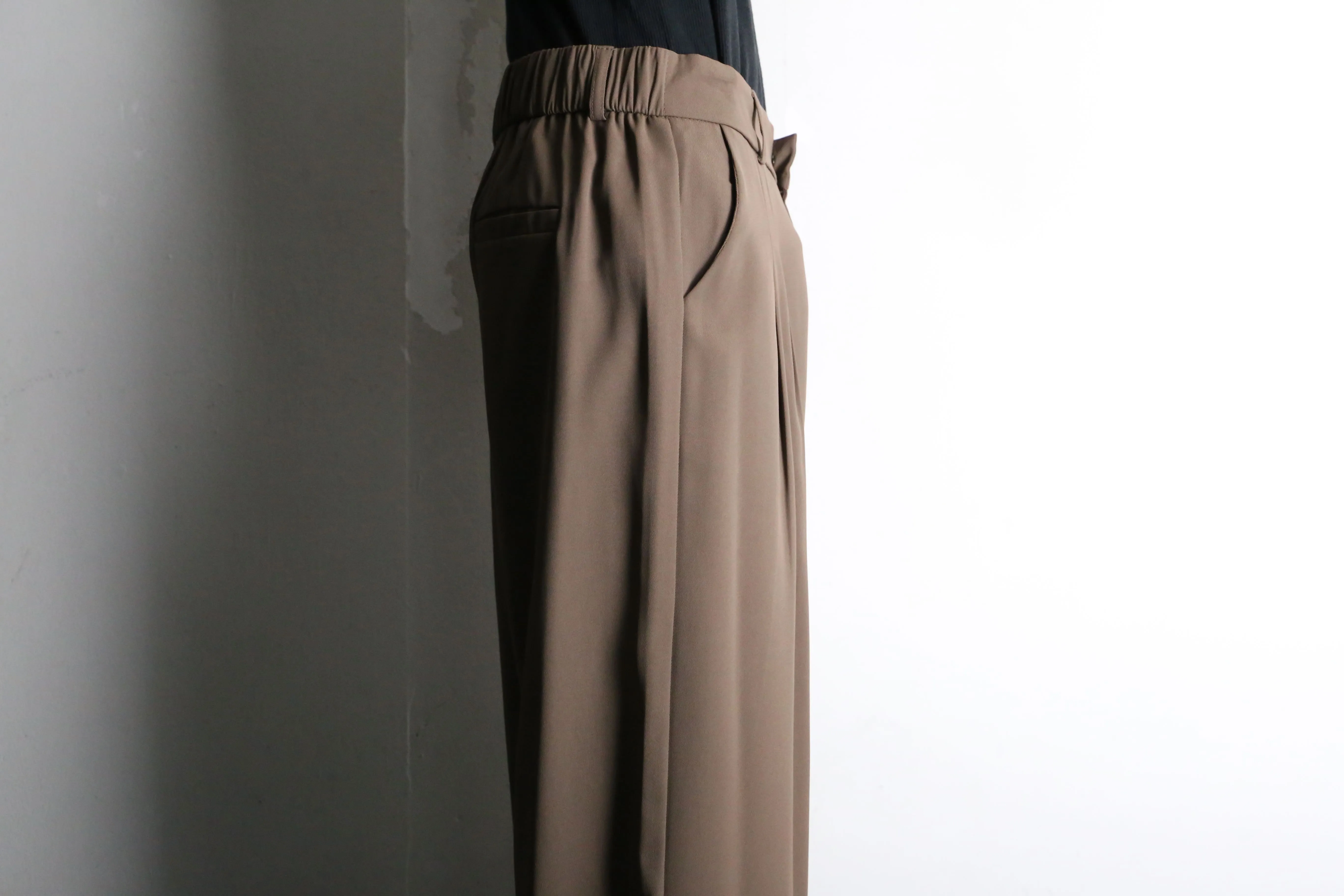 chocolate brown wide easy pants