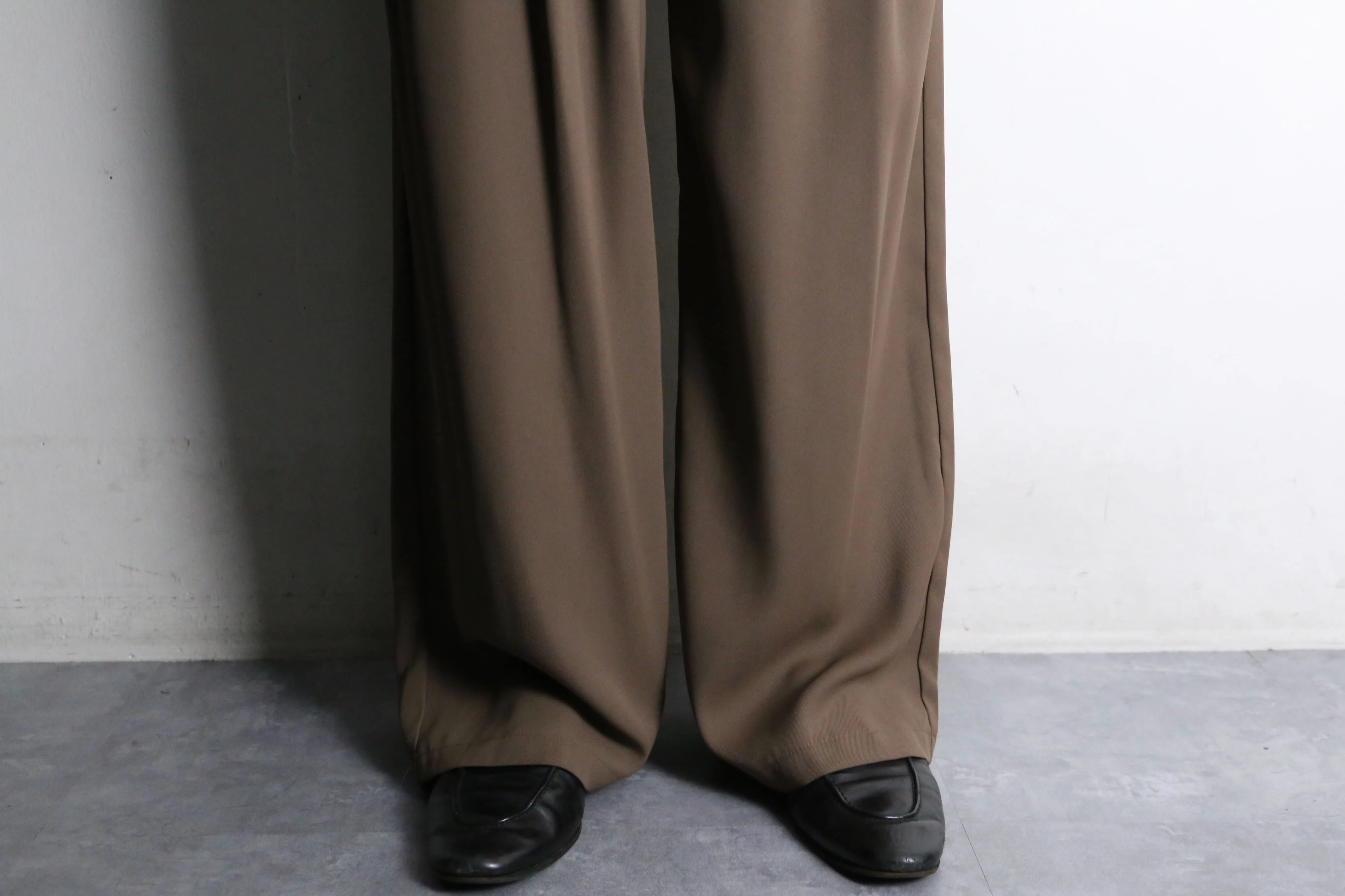 chocolate brown wide easy pants