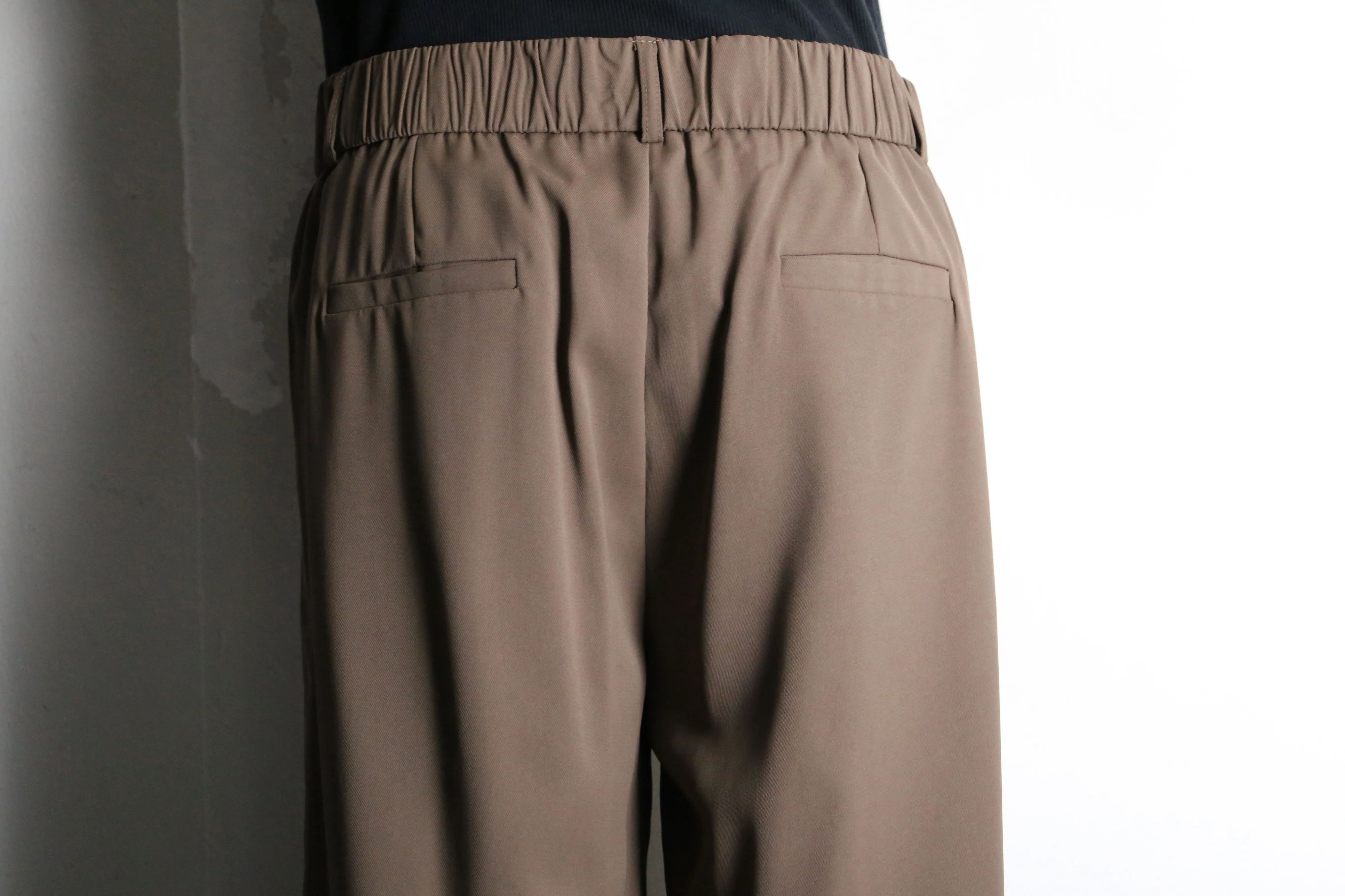 chocolate brown wide easy pants