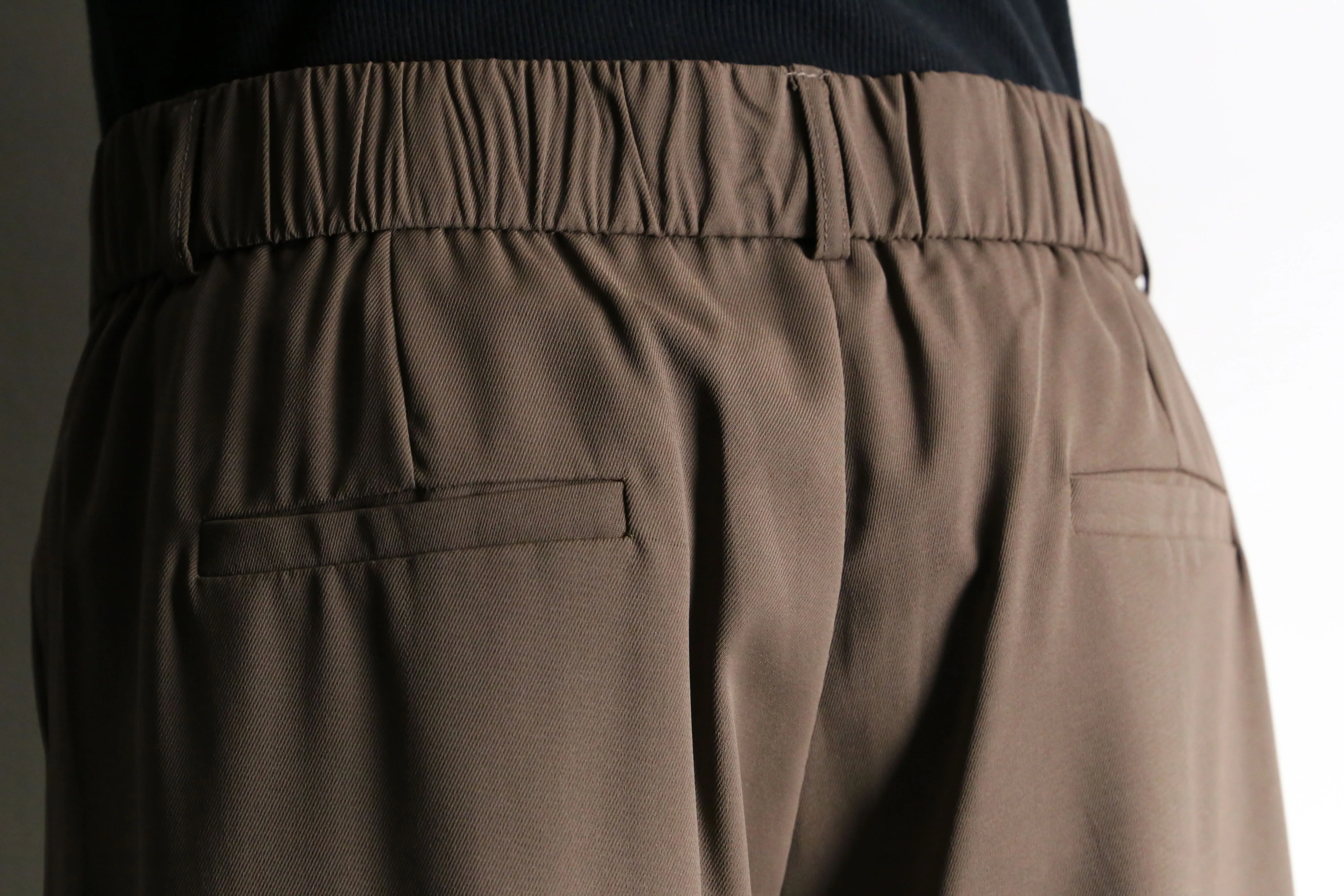 chocolate brown wide easy pants