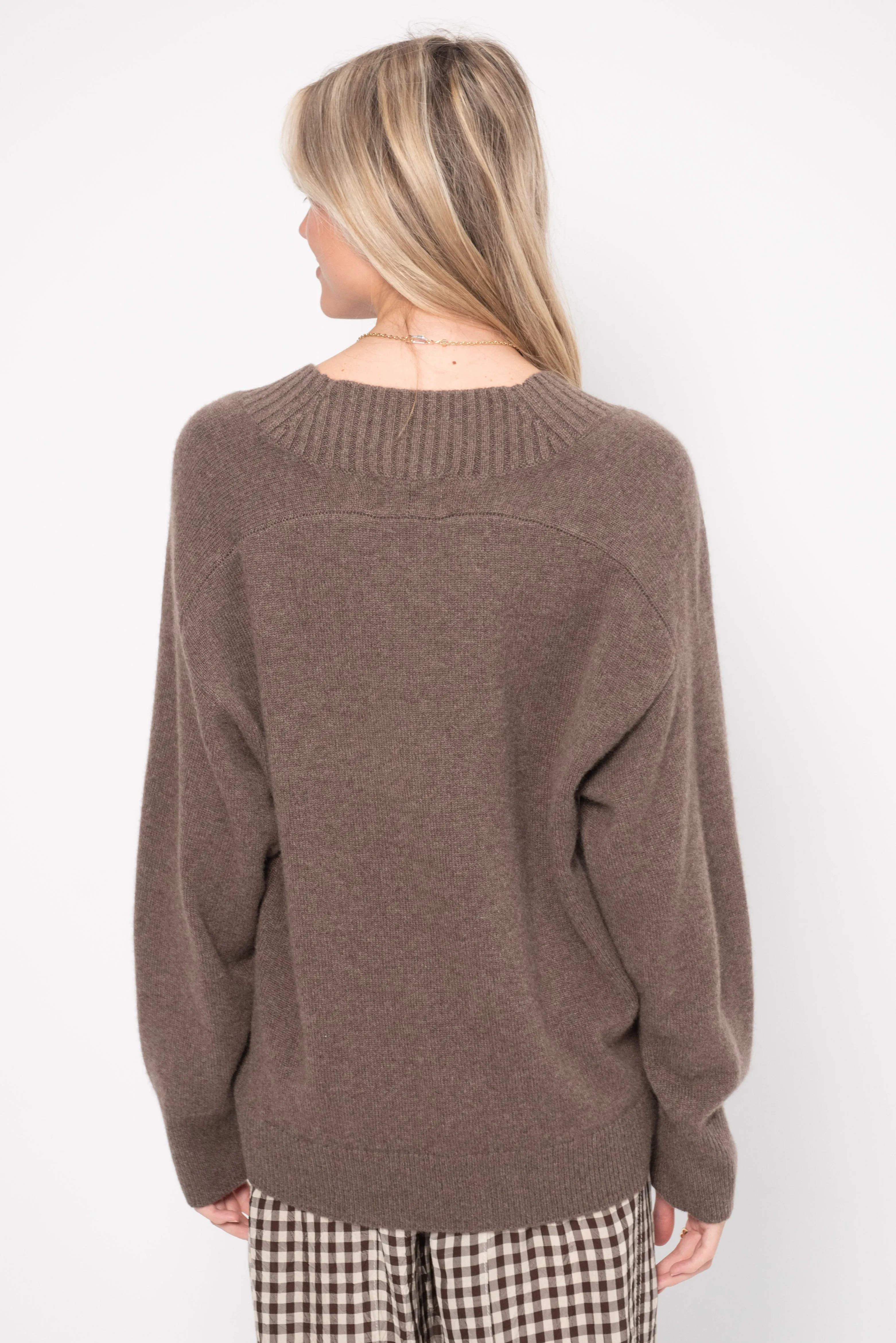 Deep V Neck Sweater