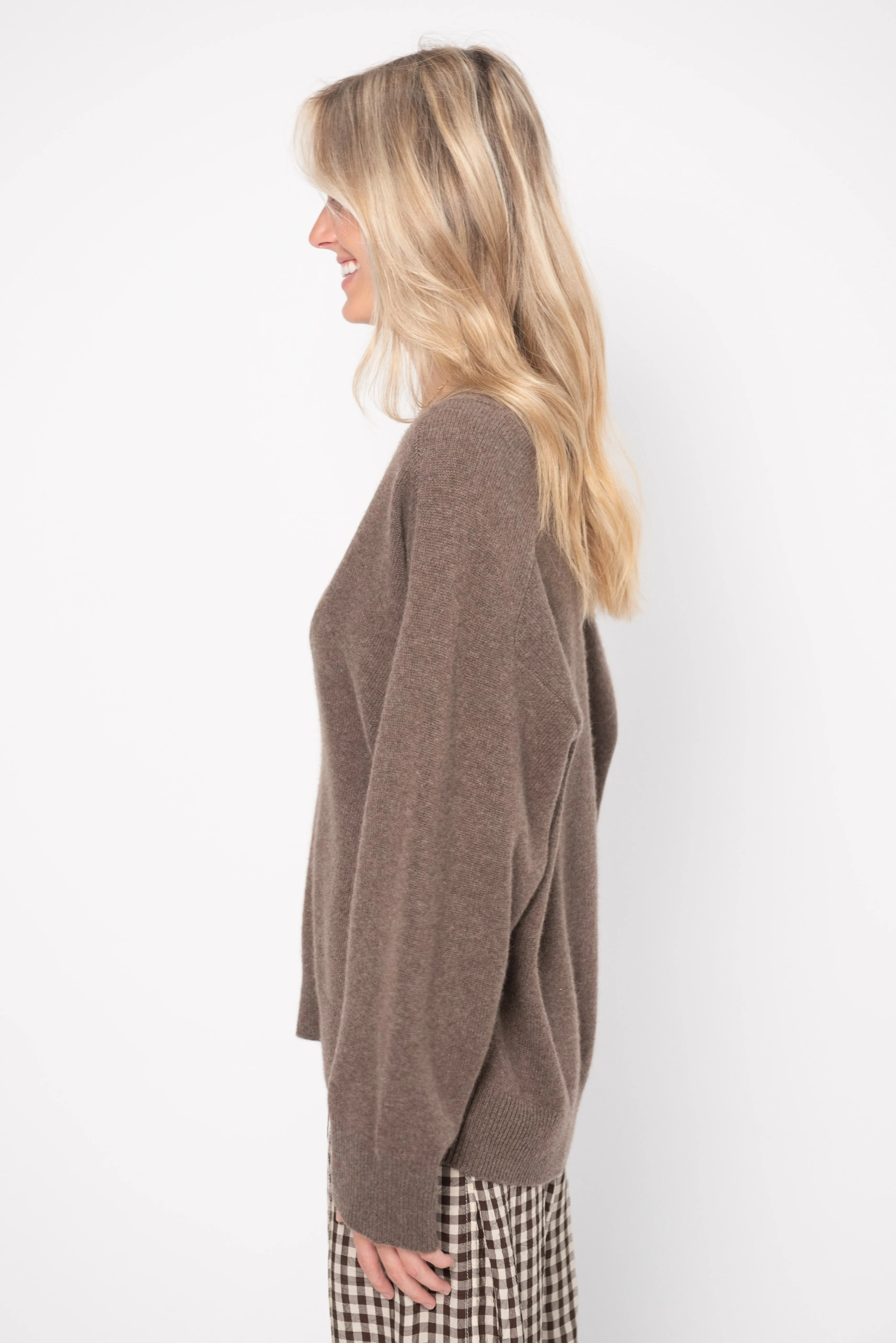 Deep V Neck Sweater