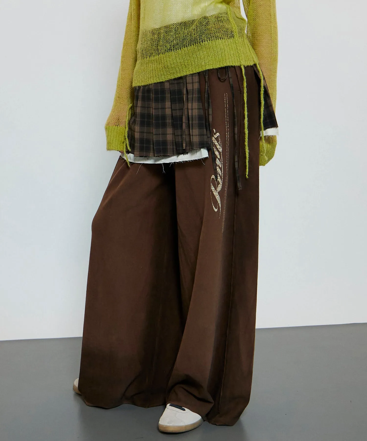 Edge Gradient Wide Pants