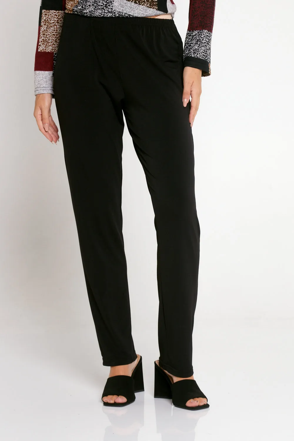 Gianna Lightweight Fleece Pants - Black