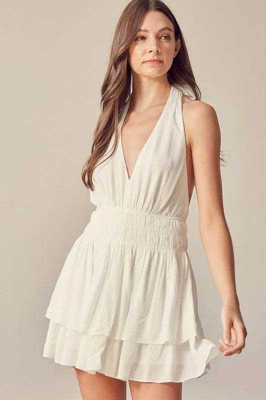 Halter Neck Romper Dress * Online Only*