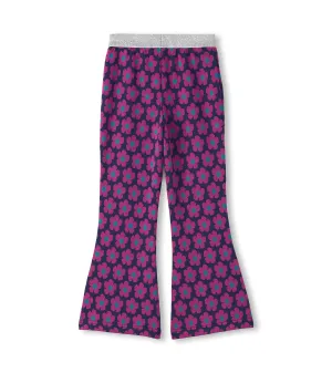 Hatley-Mini Flower Fun Waist Flare Pants