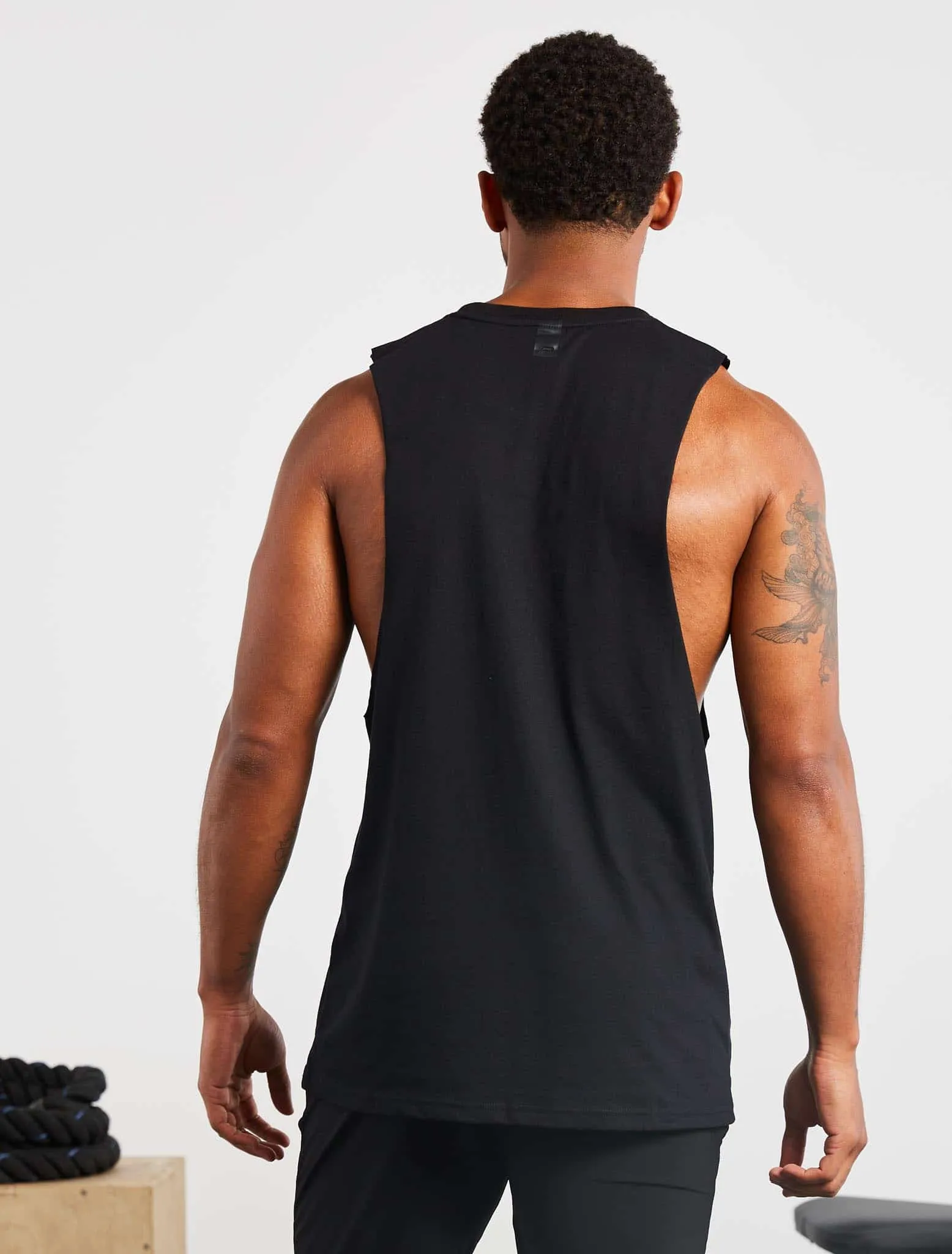 Icon Drop Arm Tank - Black