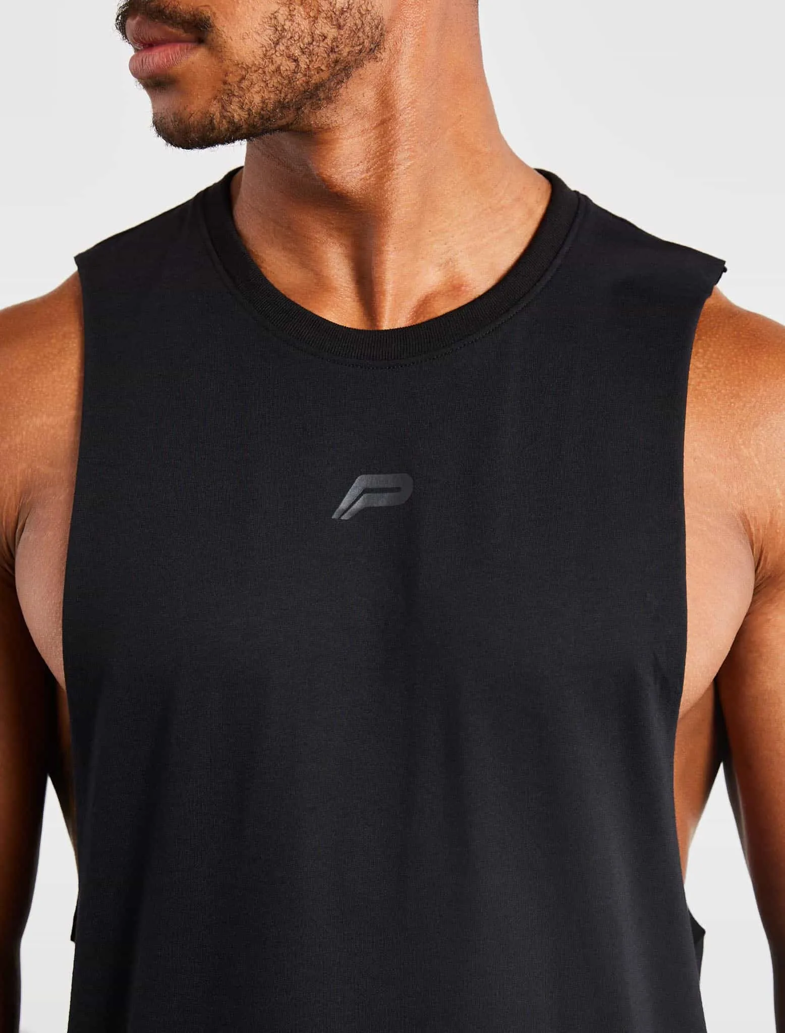 Icon Drop Arm Tank - Black