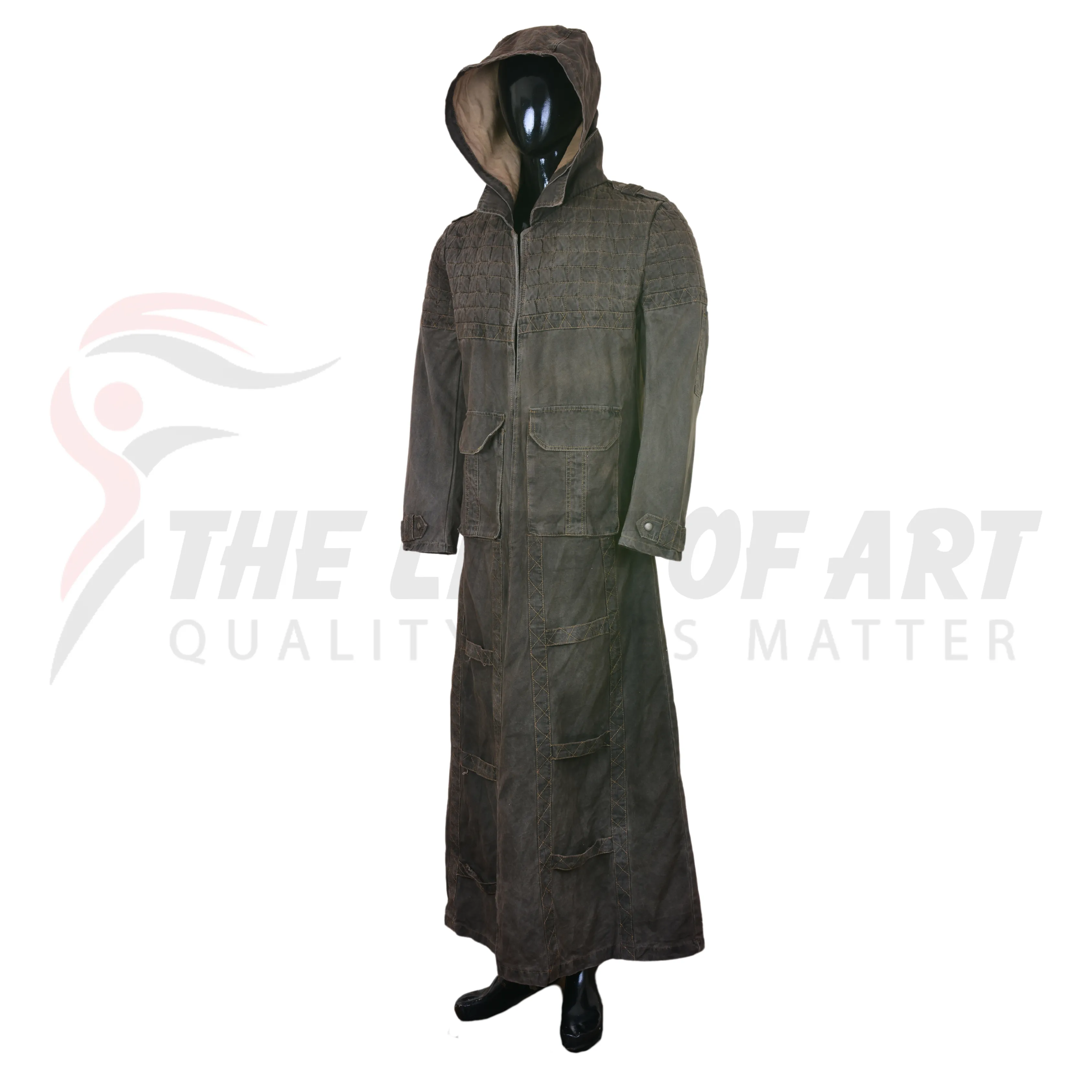 Inspired FO Distressed Trench Coat, Duster SW Costumes | Sci-Fi Fans Cosplay.