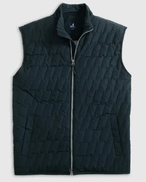 Johnnie-O Belfry Quilted Puffer Vest Black