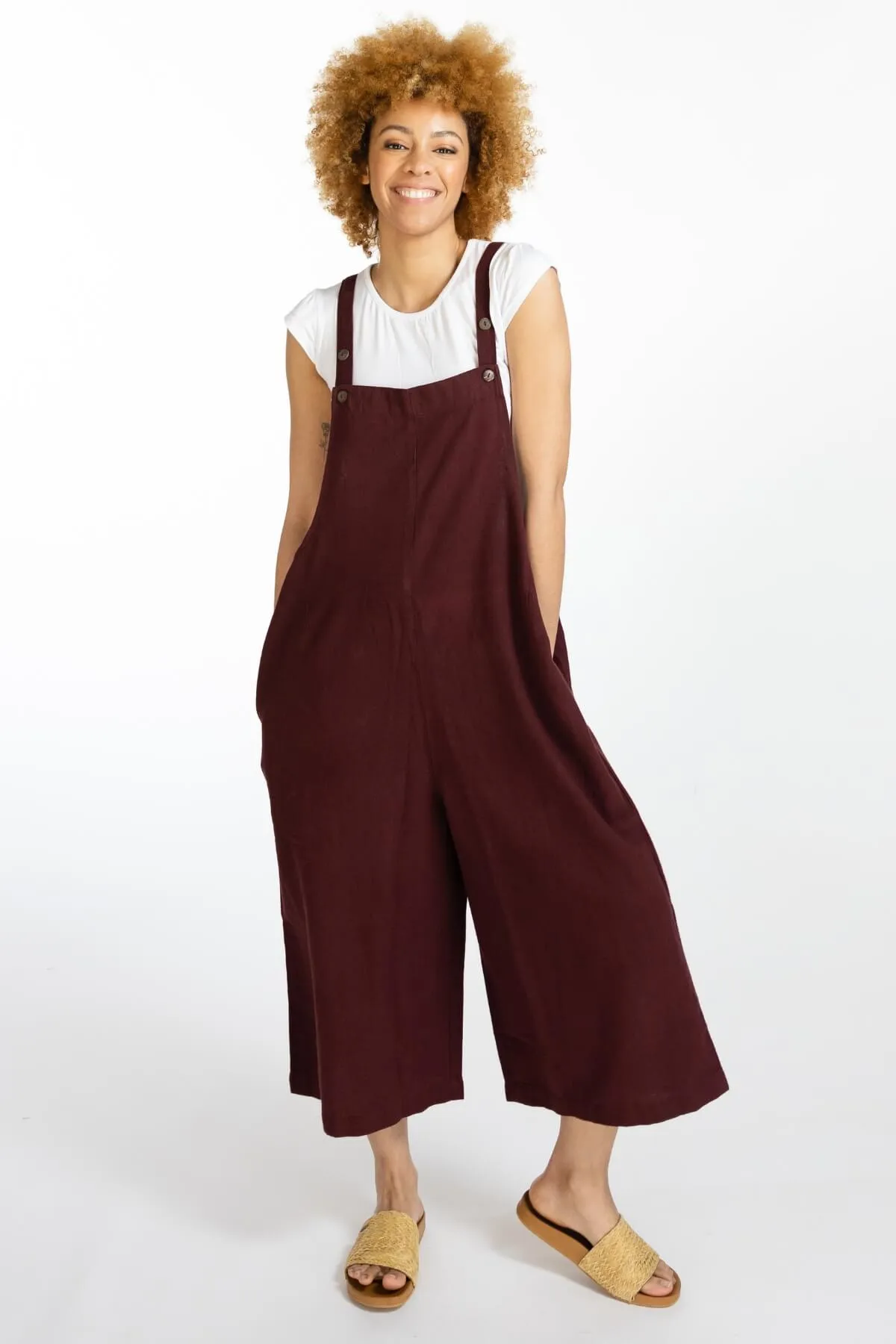 Juanita Overalls - Berry