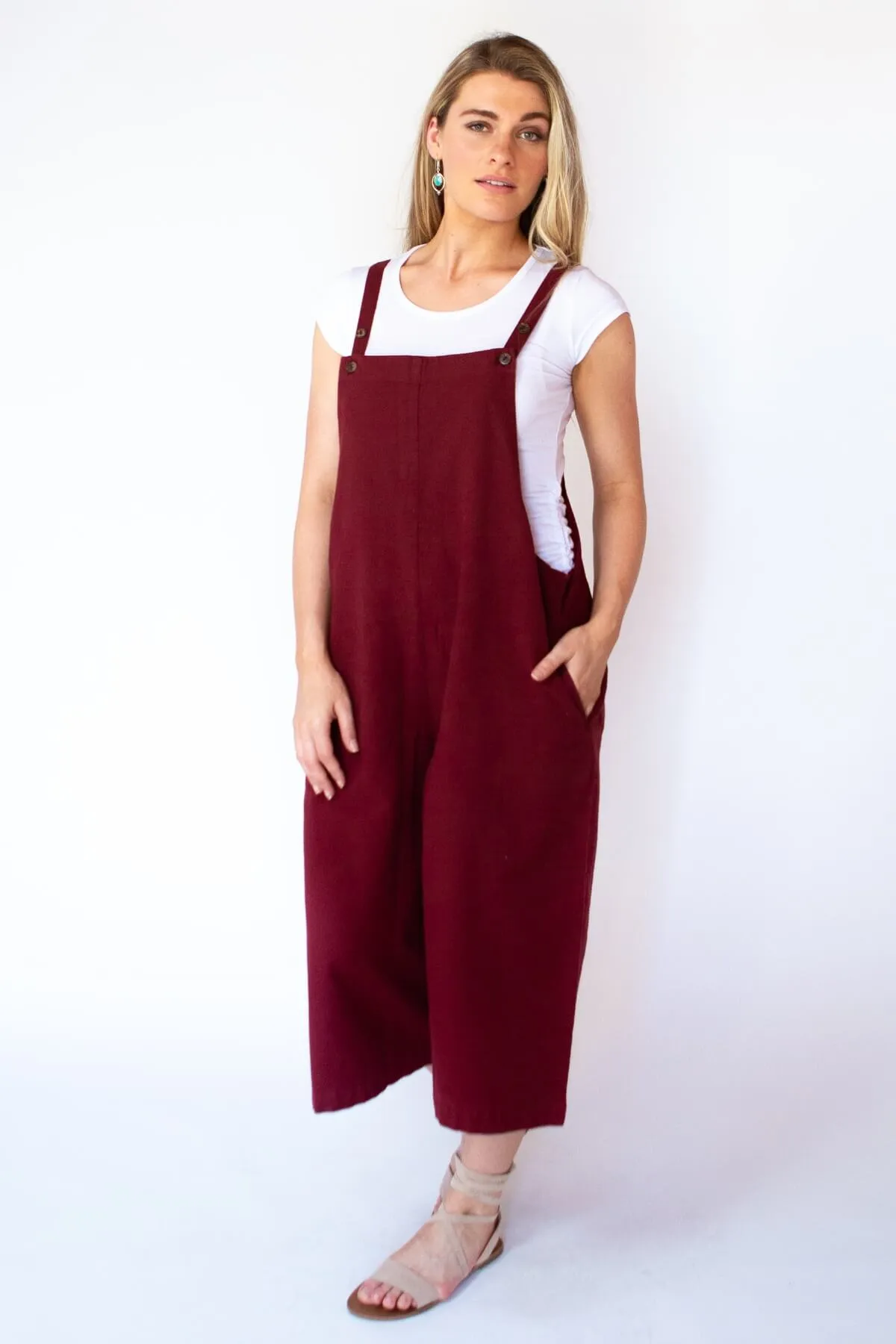 Juanita Overalls - Berry