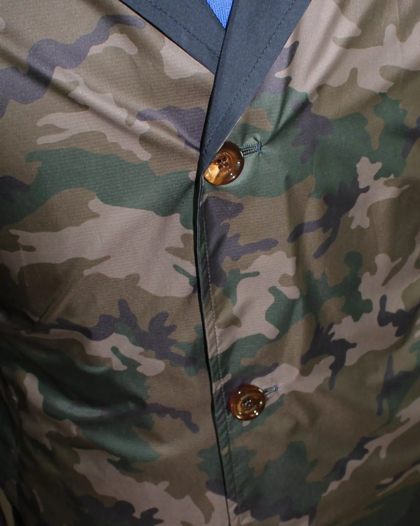 Kired Jacket Reversible Dark Blue/ Camo Rain Coat EU 50 / M SALE