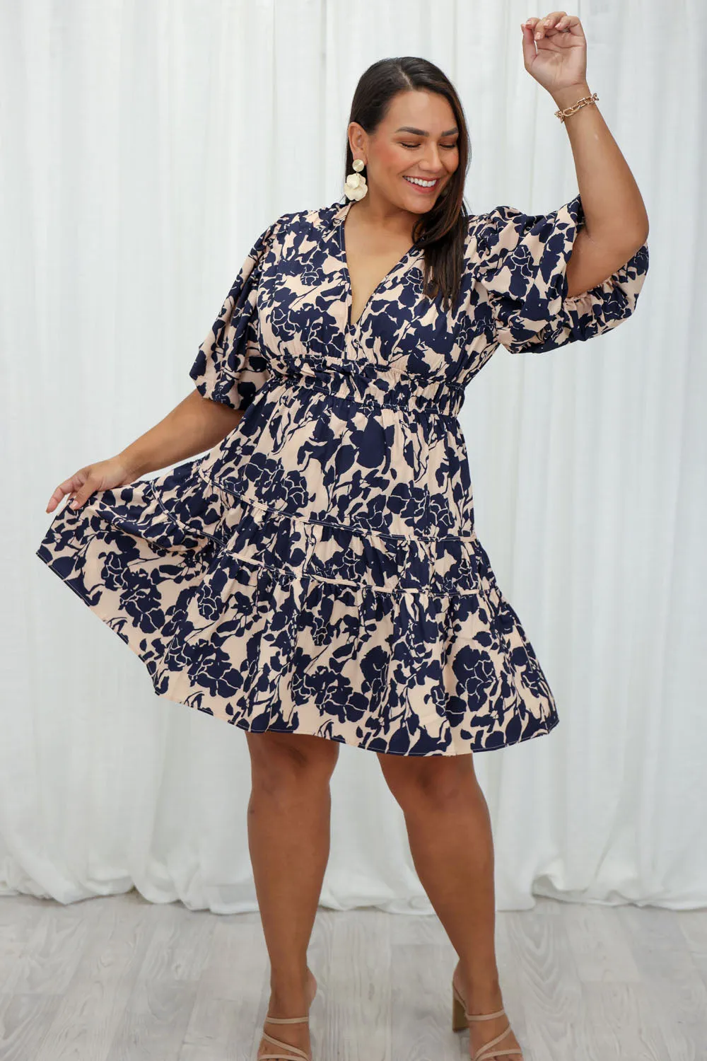 Madeline Print Dress