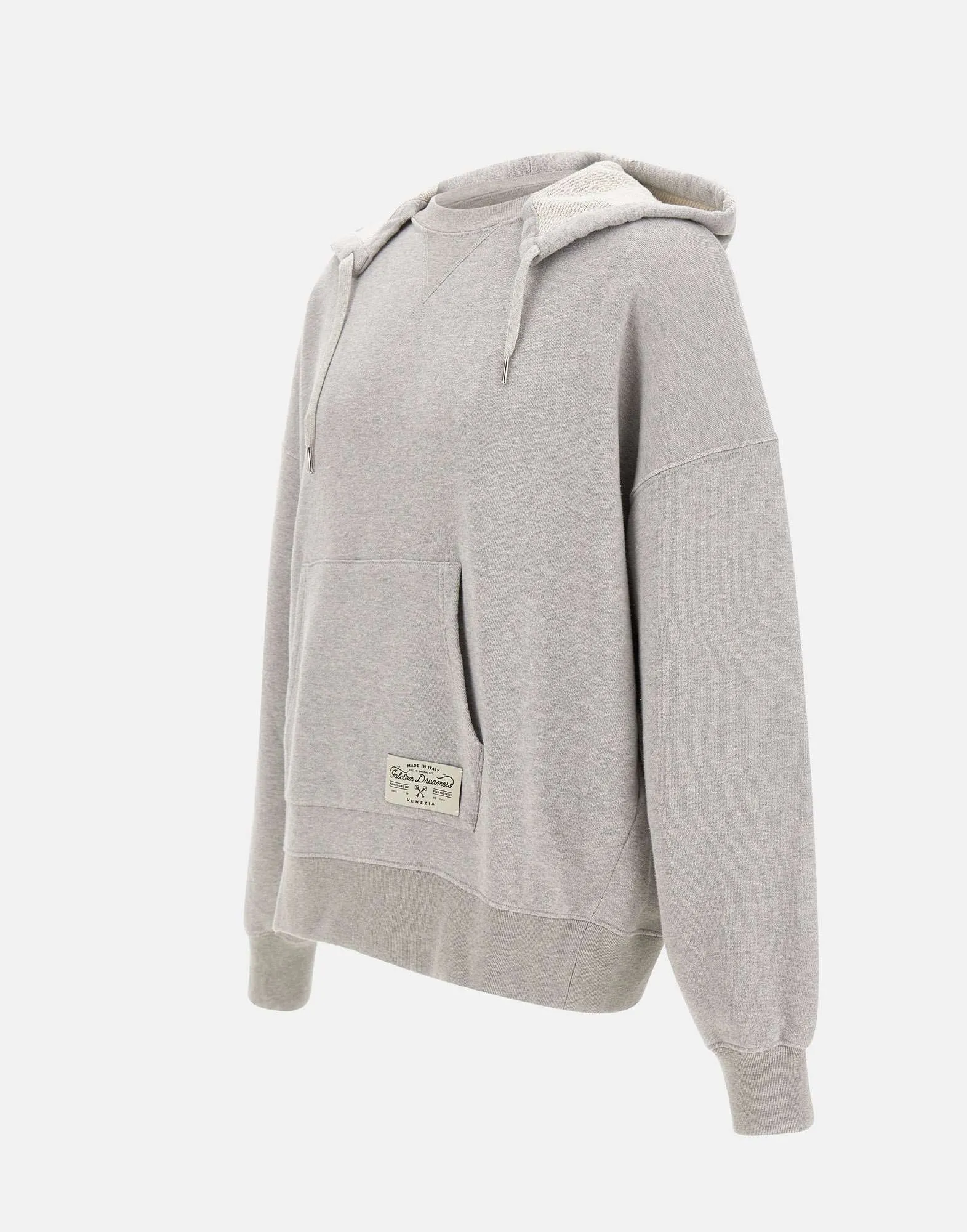 Marcel Grey Cotton Hoodie for Men