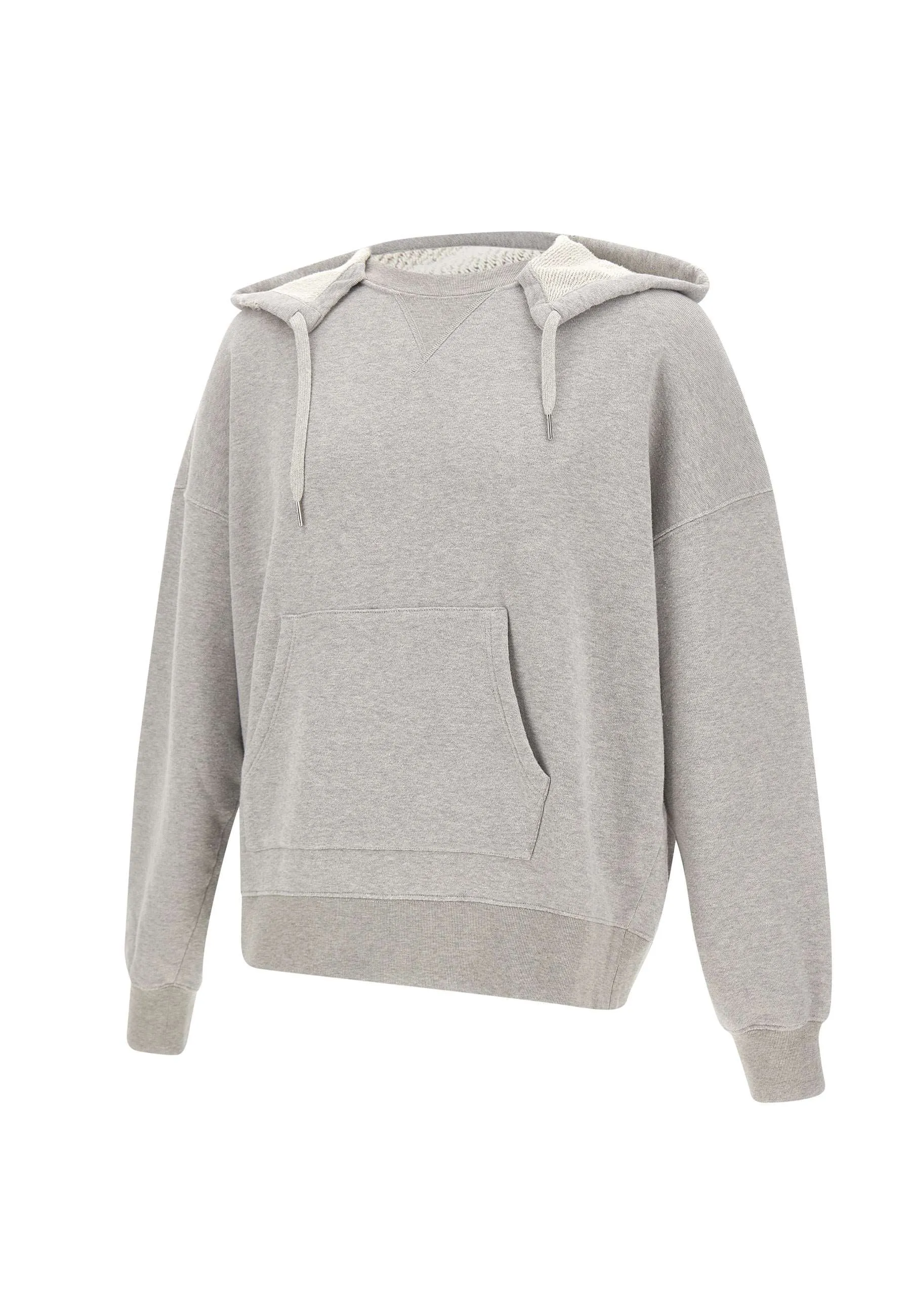 Marcel Grey Cotton Hoodie for Men