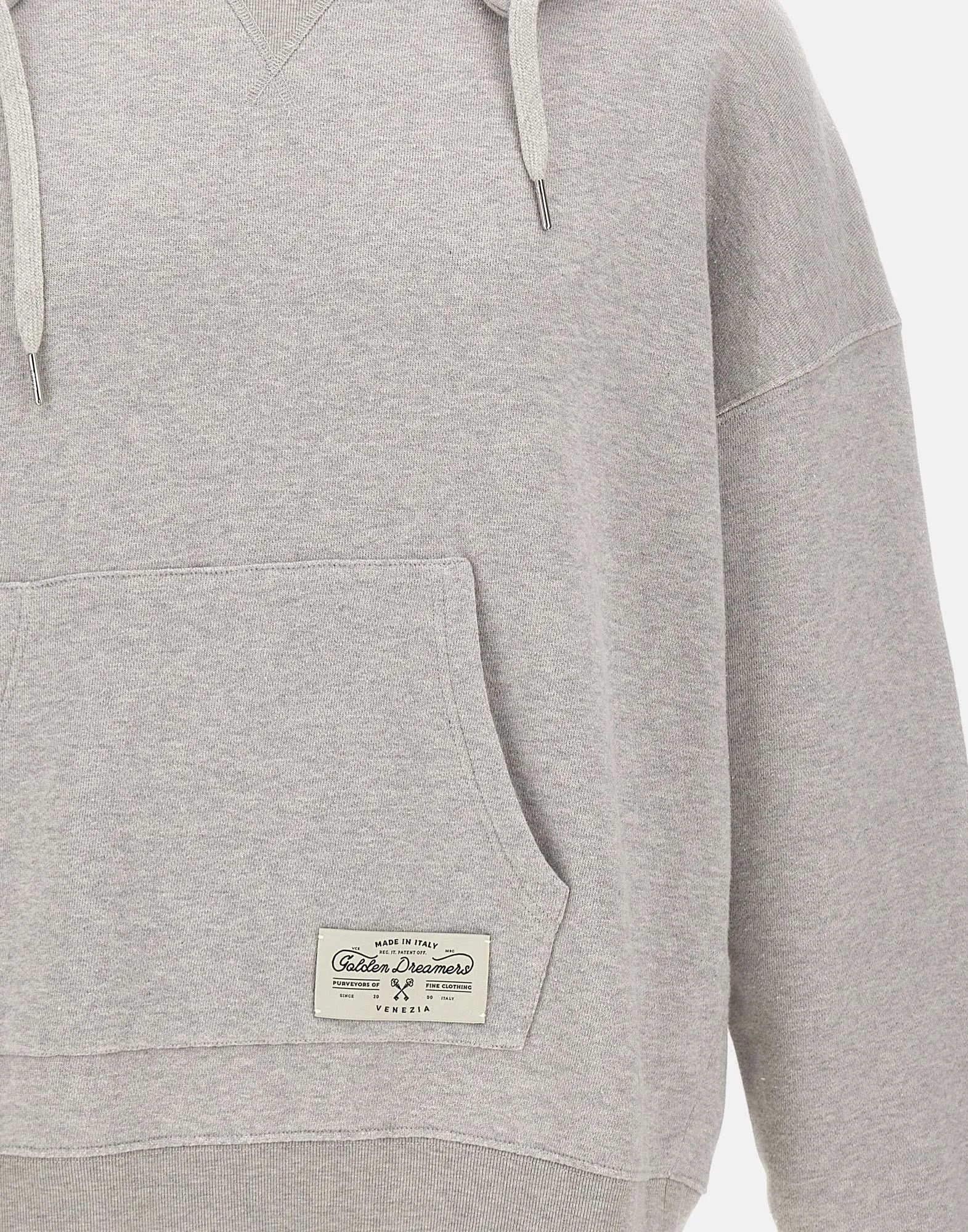 Marcel Grey Cotton Hoodie for Men