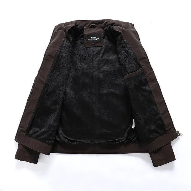 Men's Leather Jacket For Winter