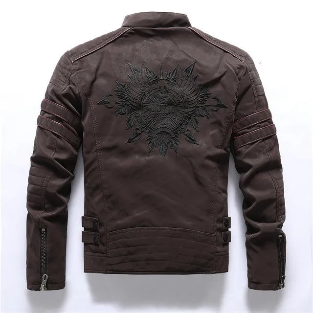 Men's Leather Jacket For Winter