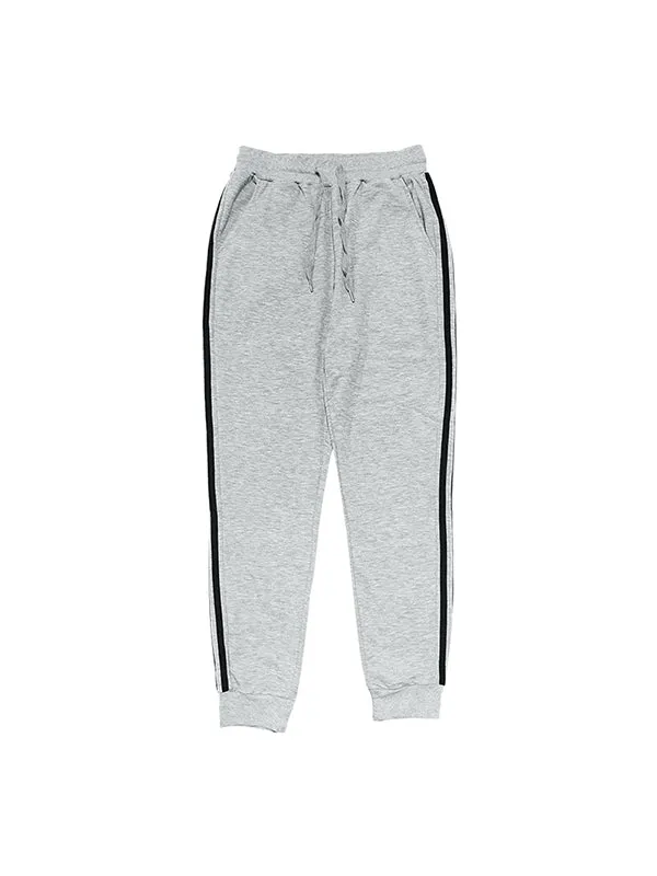 Men's Solid Color Striped Sports Jogger Pants