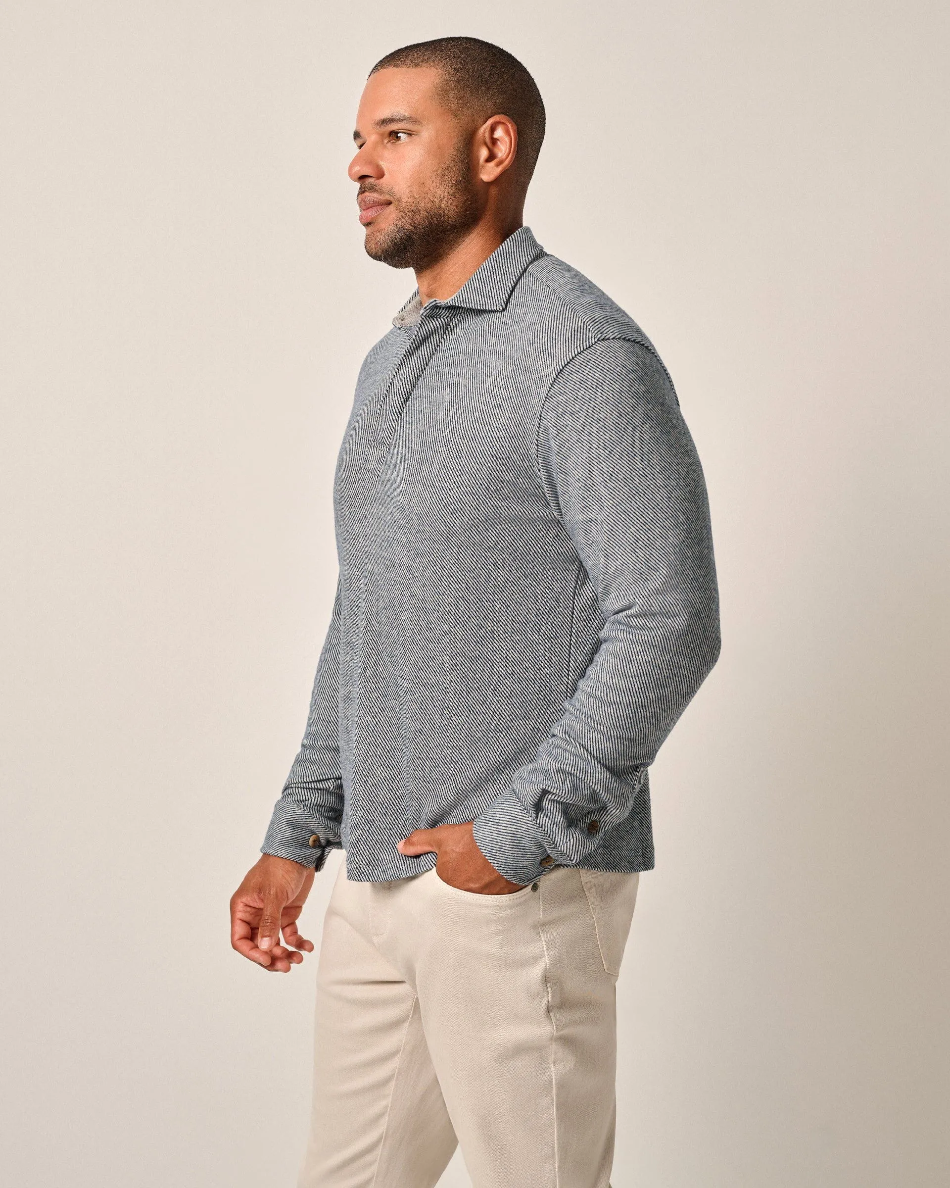 Middleton Cotton Stretch Knit Flannel Pullover