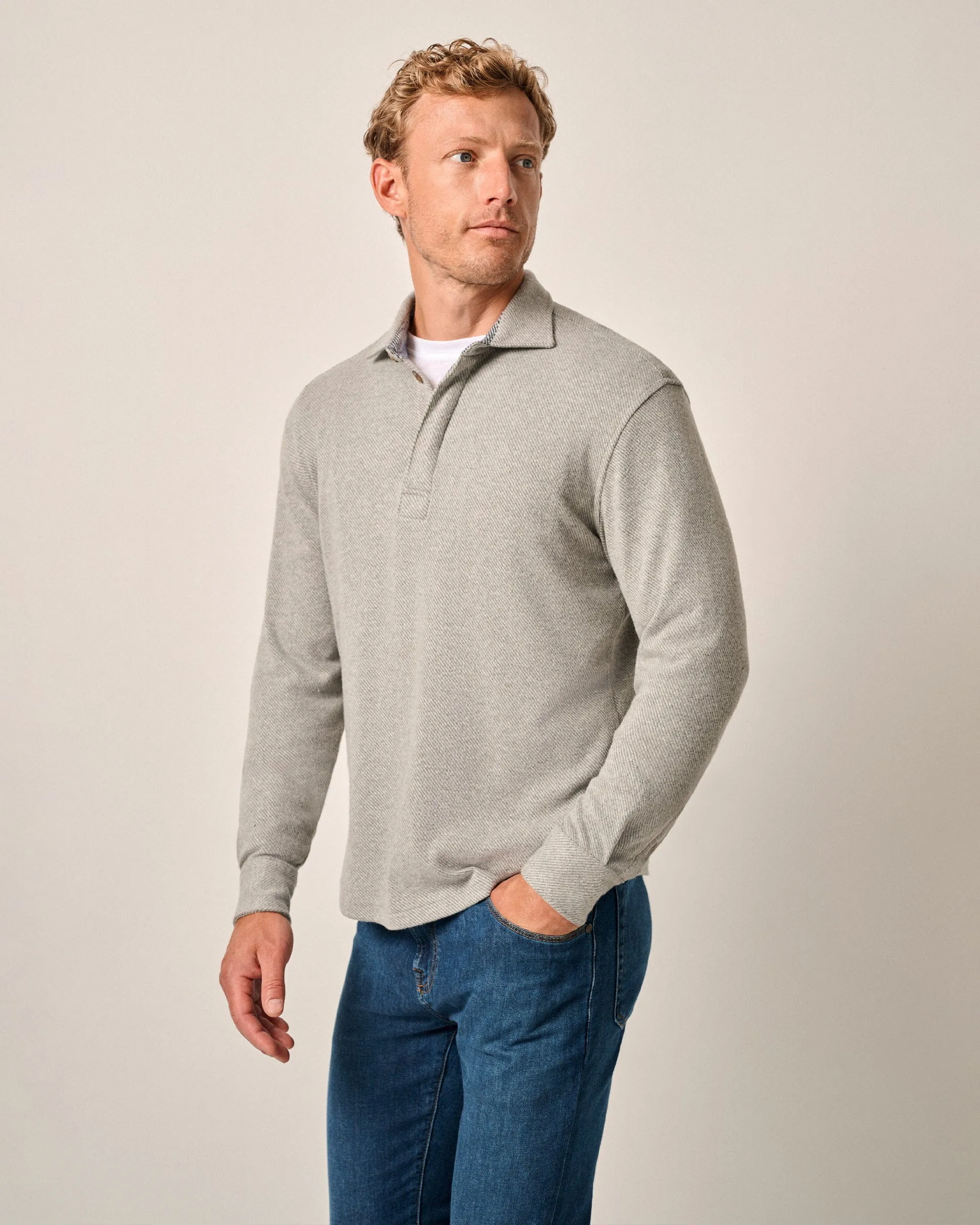 Middleton Cotton Stretch Knit Flannel Pullover