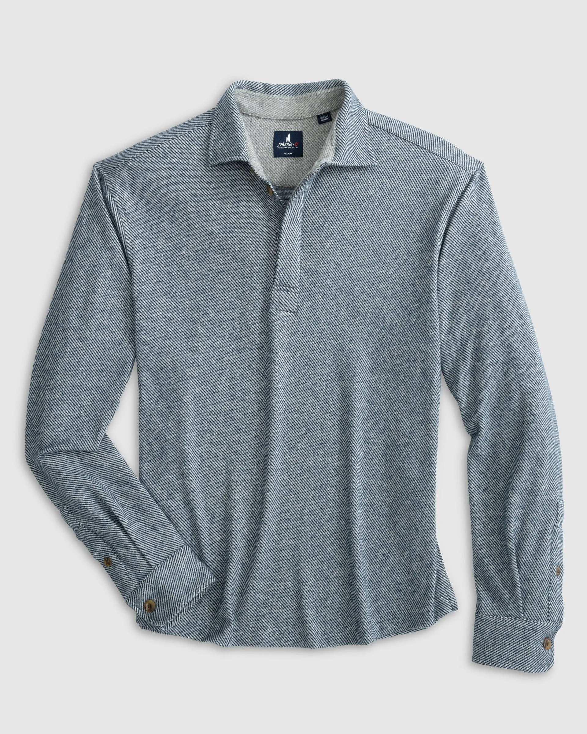 Middleton Cotton Stretch Knit Flannel Pullover