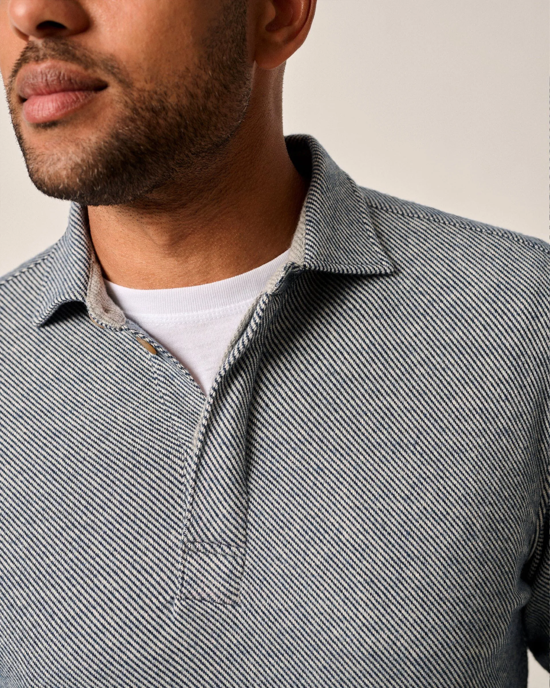 Middleton Cotton Stretch Knit Flannel Pullover