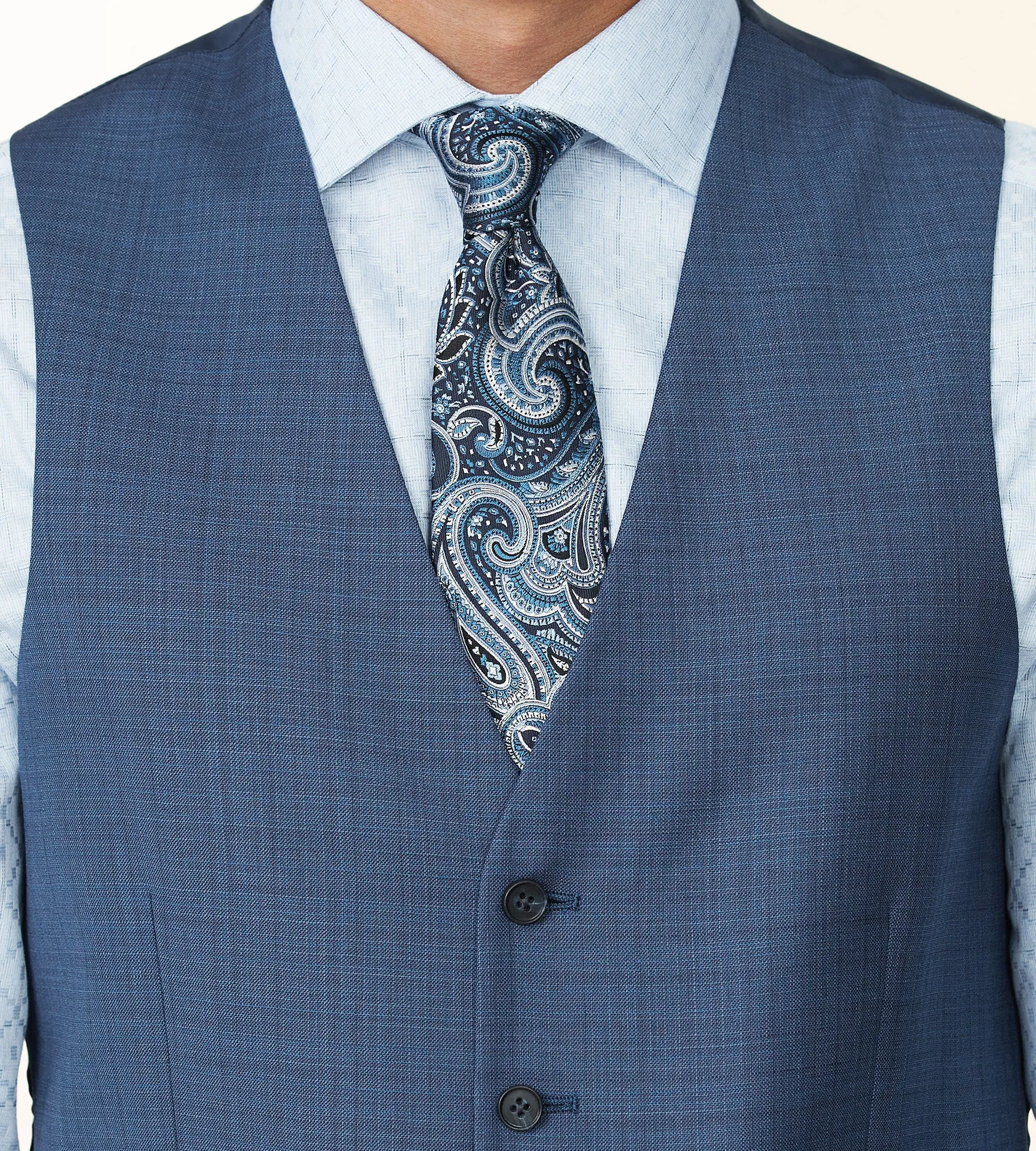 Modern Fit Wool Suit Vest