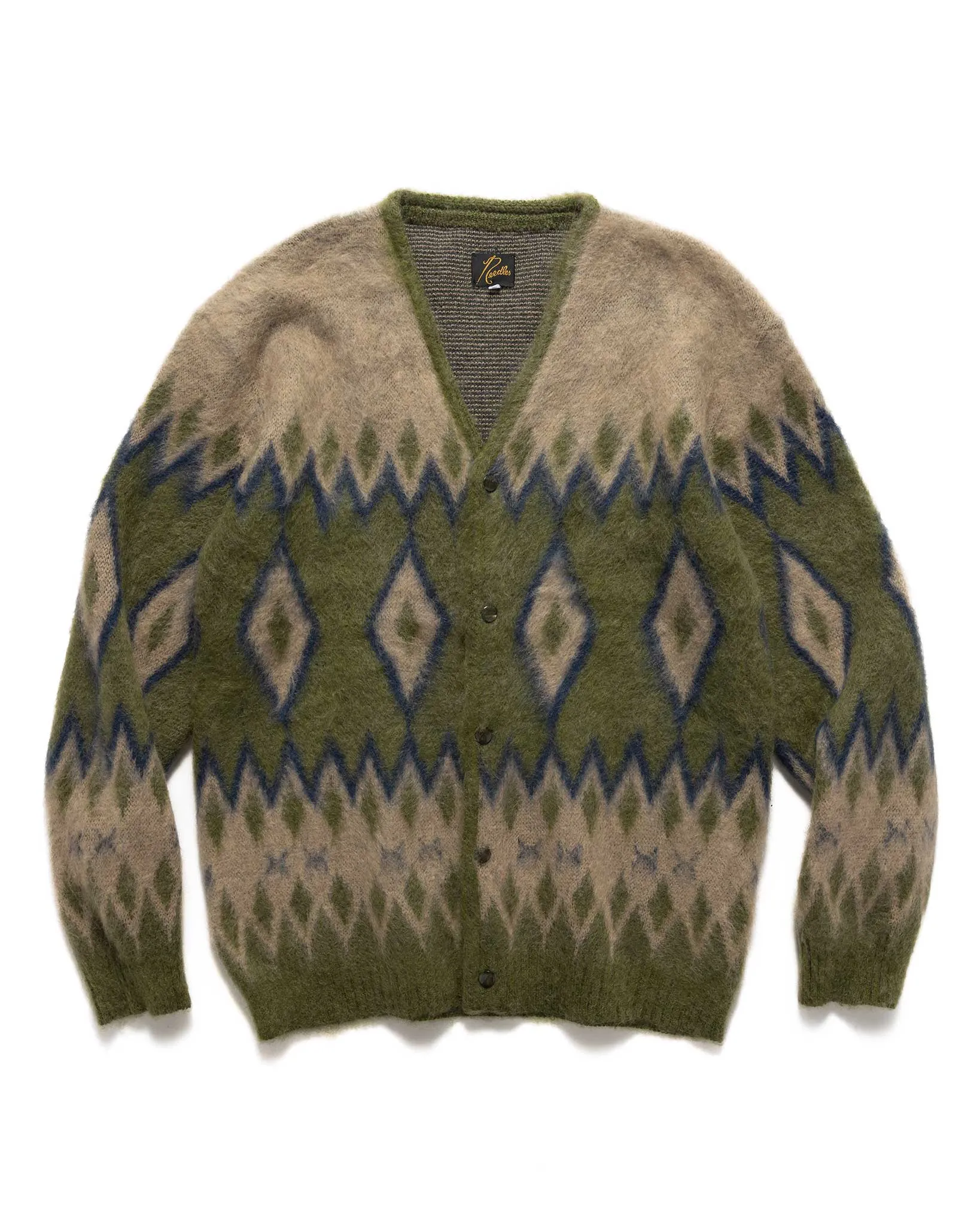 Mohair Cardigan - Diamon Olive