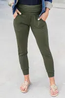 PANTS- JOGGERS- OLIVE GREEN