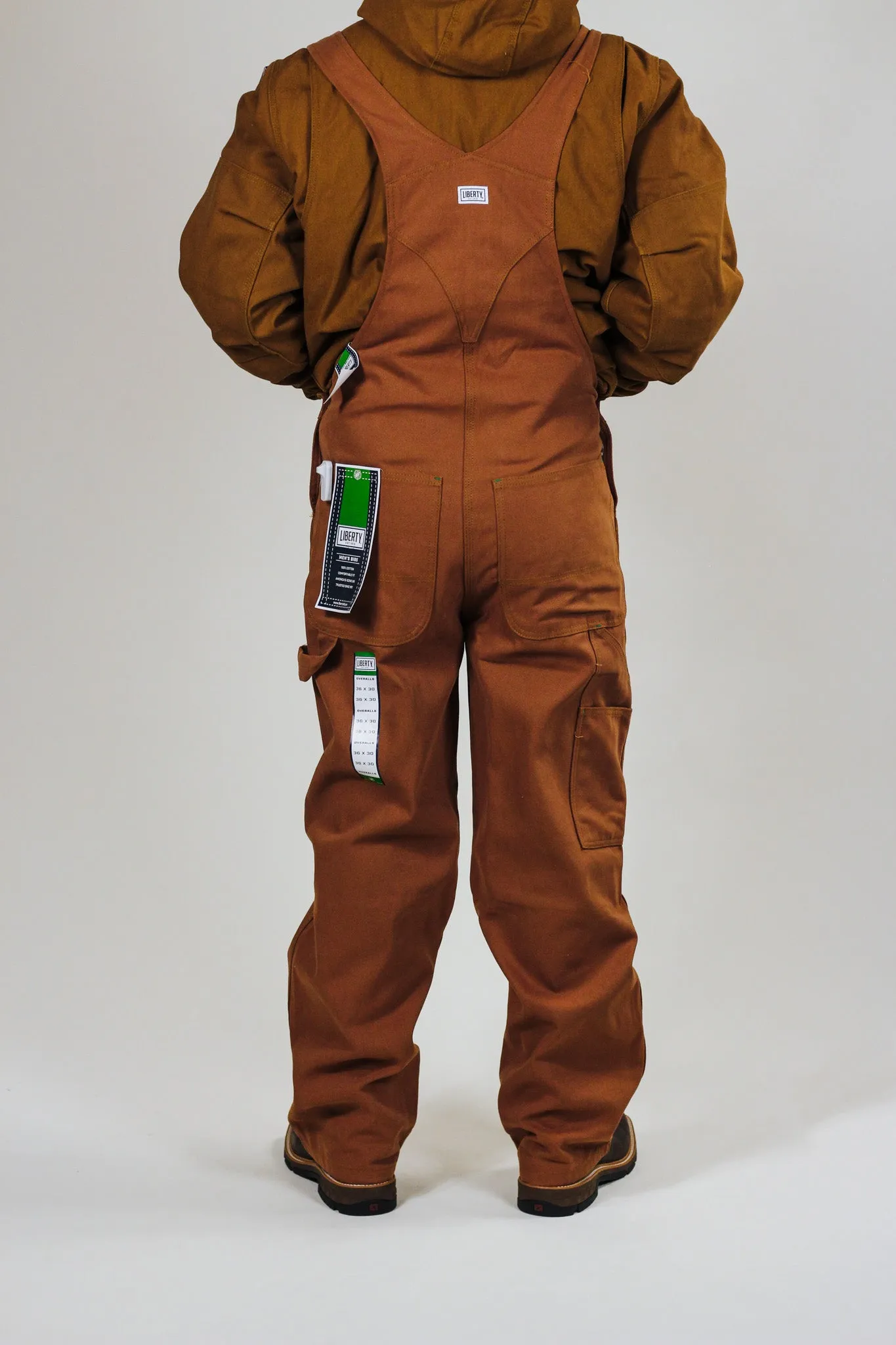 Pecan Brown Liberty Mens Overalls